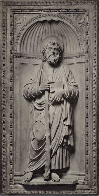 Faraglia, Cesare — Bregno Andrea - sec. XV - San Giuda Taddeo entro nicchia — insieme